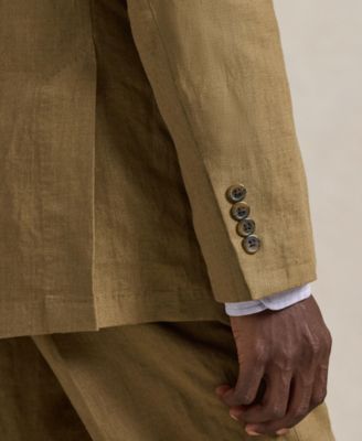 Men's Polo Soft Modern Linen Suit Jacket