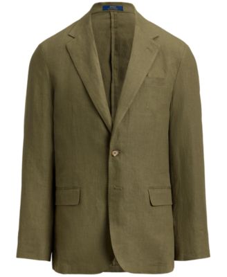 Men's Polo Soft Modern Linen Suit Jacket