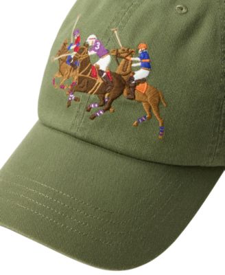 Men's Triple-Pony Twill Ball Cap