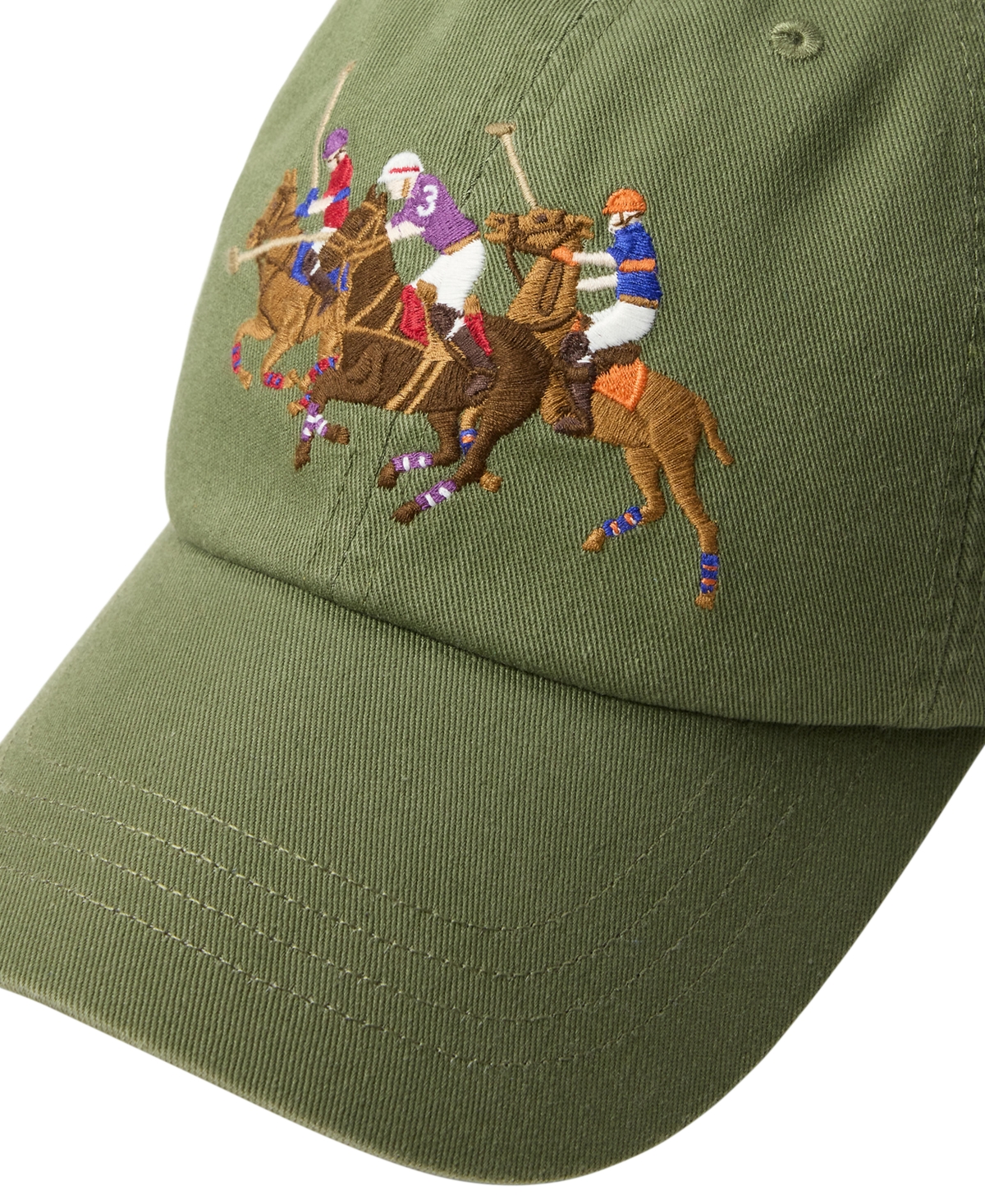 Polo Ralph Lauren Men's Triple-Pony Twill Ball Cap