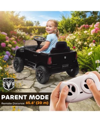12V Licensed Dodge RAM 3500 Kids Ride on Car with Dual Motors