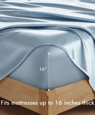 Satin Luxury 6-Pc. Sheet Set, Full