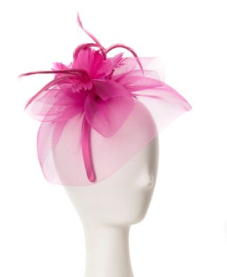 Feather Flower Net Fascinator Hat