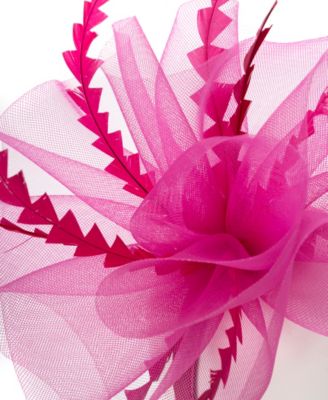 Crinoline and Feather Fascinator Hat