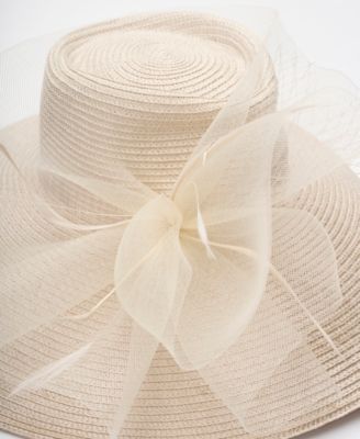 Romantic Profile Crinoline Hat
