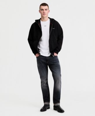 Men's Dapo Logo Zip-Up Hooded Sweatshirt