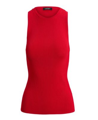 Petite Shilcant Rib-Knit Sleeveless Sweater
