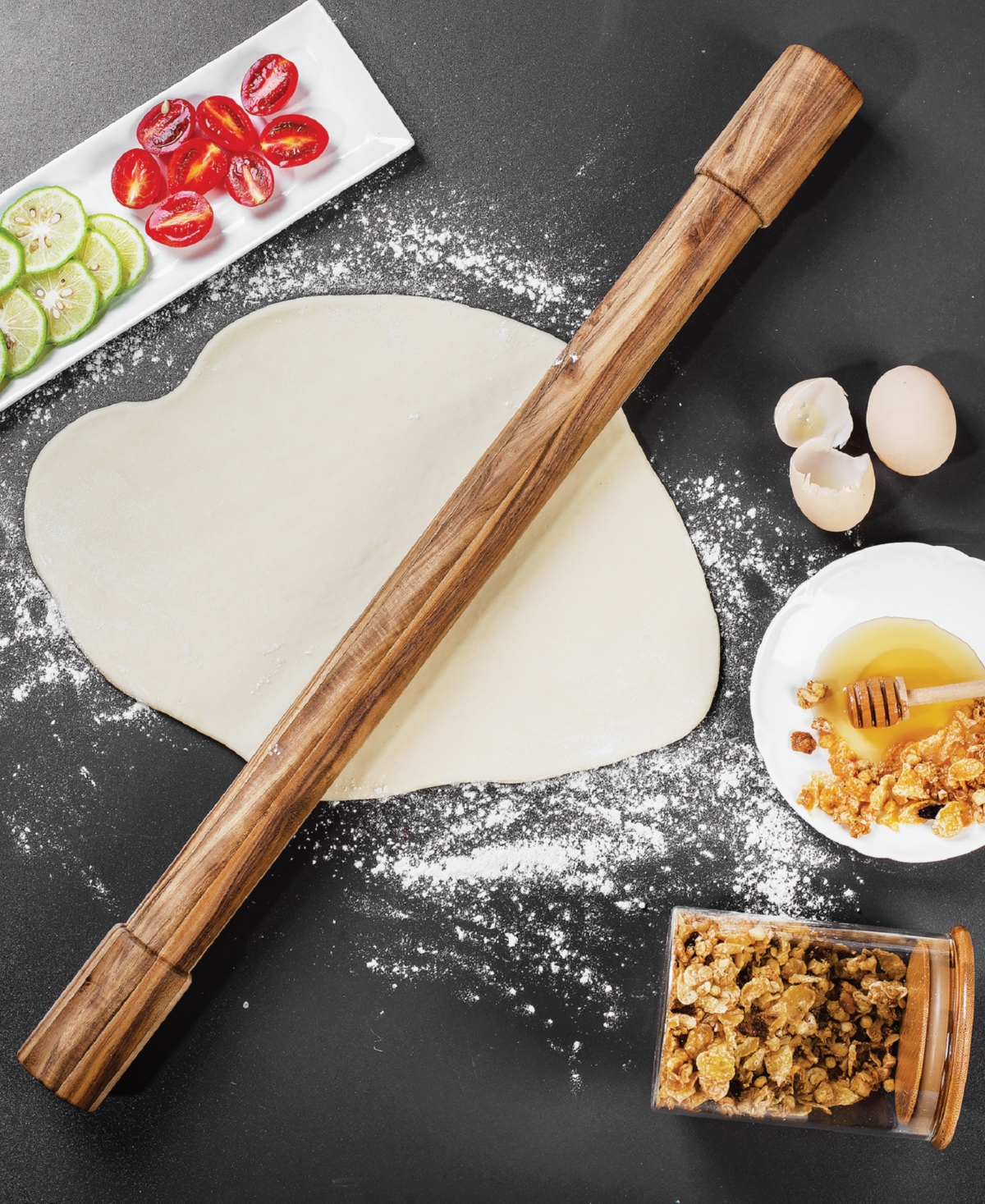 Ironwood Acacia Rolling Pins, Set of 2