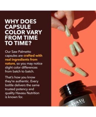 Saw Palmetto + Nettle & Pumpkin Seed Capsules, 120ct