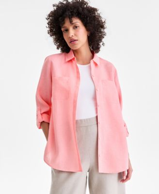 Women's 100% Linen Shirt