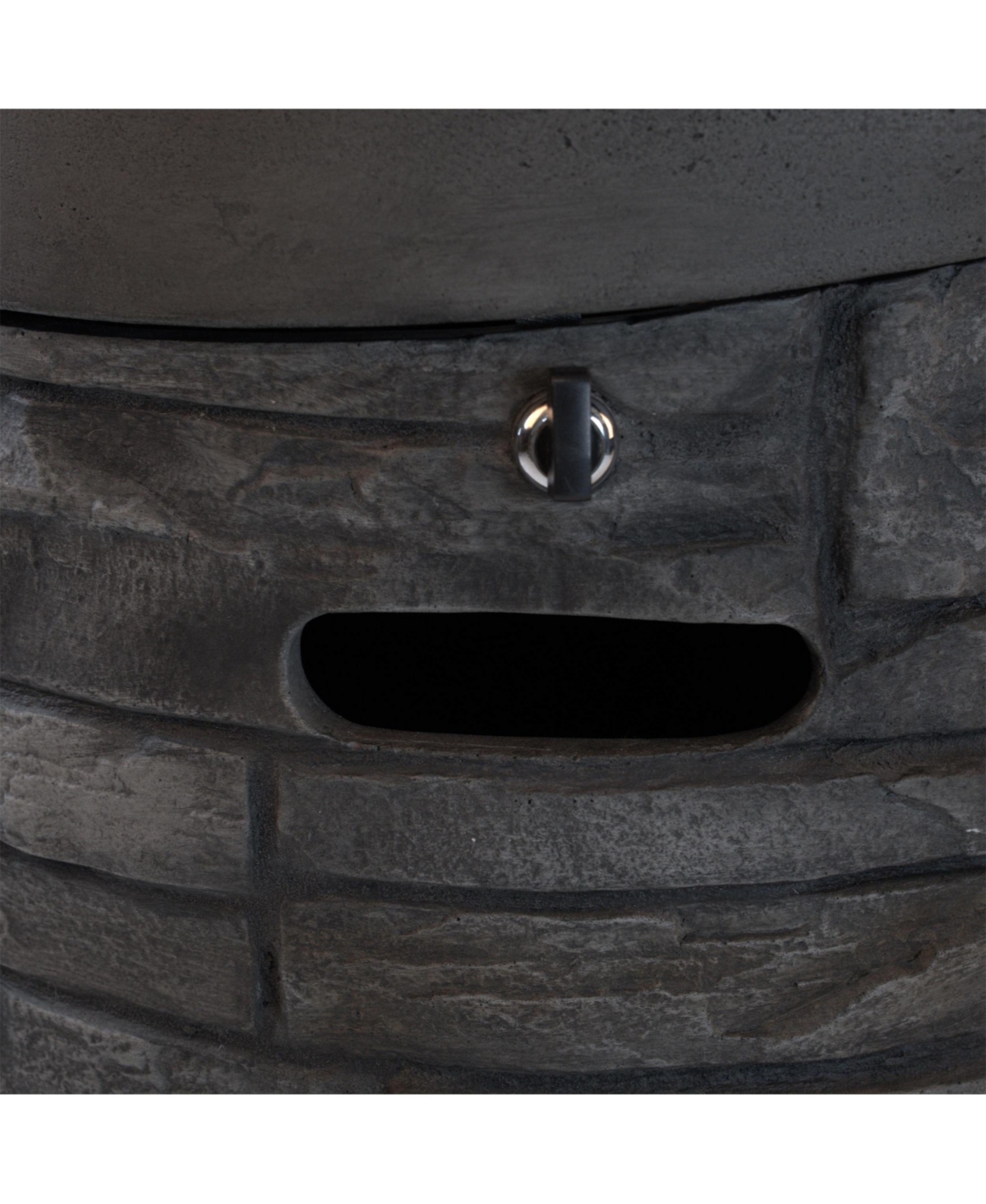 Flynama 20 Inch Round Outdoor Gas Fire Pit 32000 Btu Csa Certified with 2.5kg Lava Stone Rainproof Cover Magnesium Oxide Cultured Stone for Garden