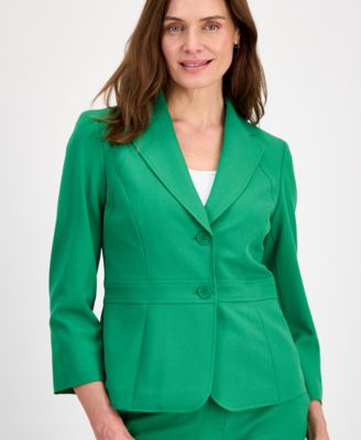 Women's Two-Button Waist-Inset Pantsuit