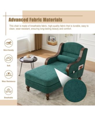 Streamdale Oversized Chaise Lounge Indoor Sofa Bed Wide Seat