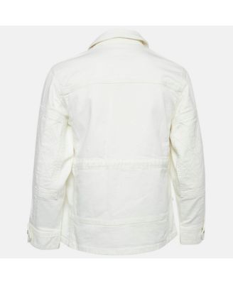 Women's White Denim Button Front Kimi Jacket