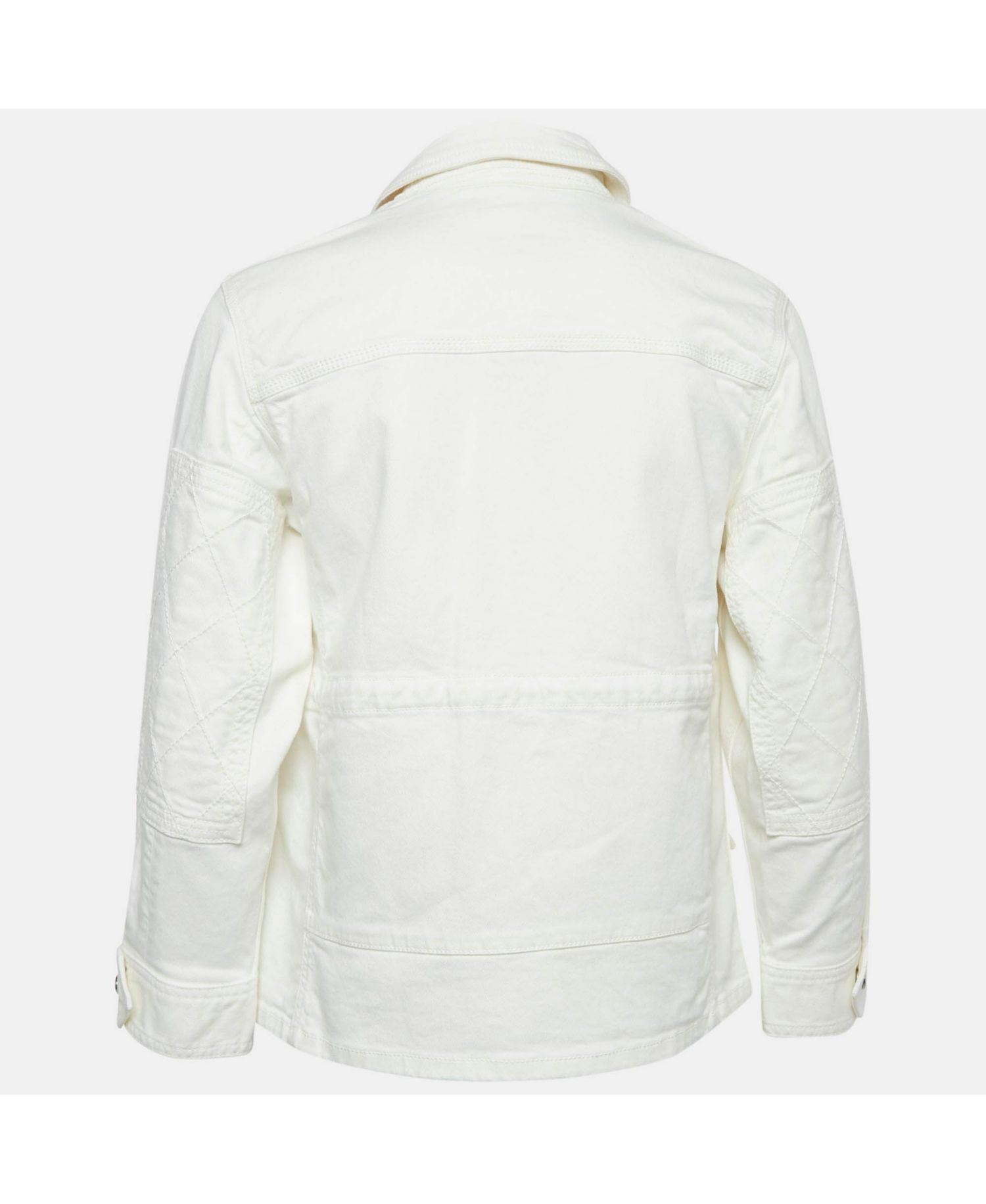 Women's Pre-Owned Zadig and Voltaire White Denim Button Front Kimi Jacket