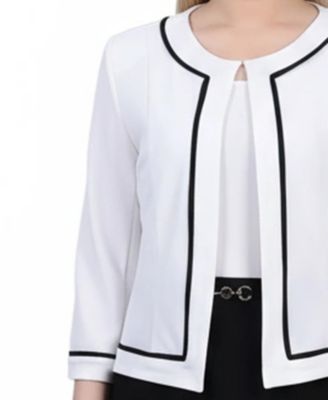 Petite 3/4 Sleeve 2 Piece Dress Set