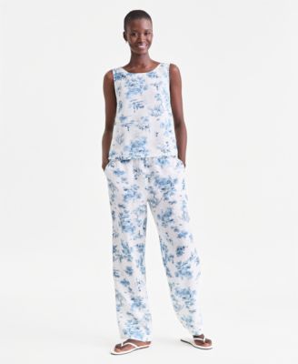 Women's 100% Linen Sleeveless Top