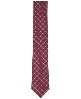 Men's Banks Geometric Pattern Slim Tie