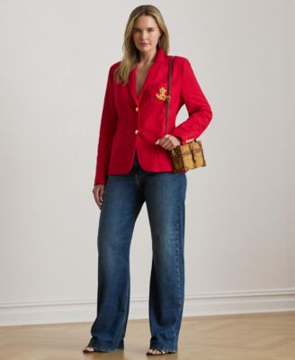 Plus Size High-Rise Straight Wide-Leg Jeans