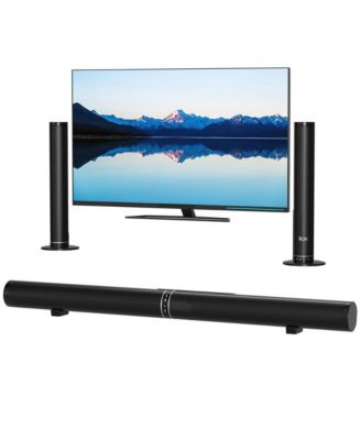 Detachable 2.0 Channel Soundbar with Bluetooth 5.0, HDMI ARC, Optical, USB & AUX for TV Audio Upgrade