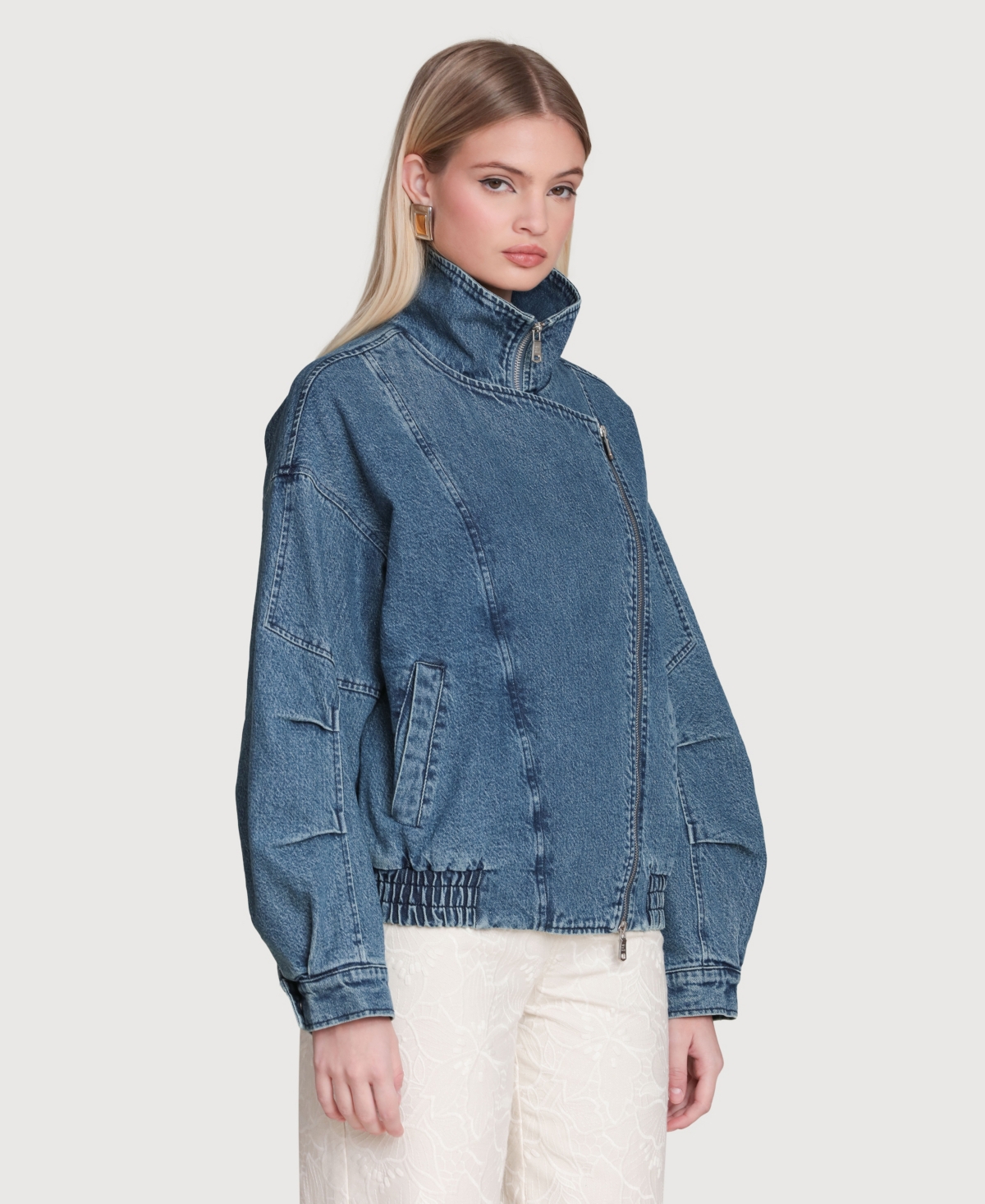 Avec Les Filles Women's Oversized Layered Jacket