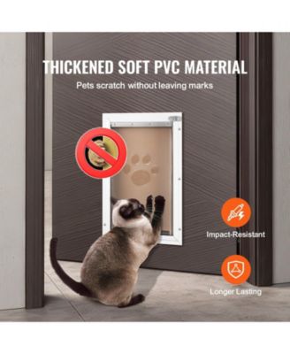 Replacement Flap for Pet Door, 8.25" x 12.25", Thick PVC with Magnetic Strip, Weatherproof