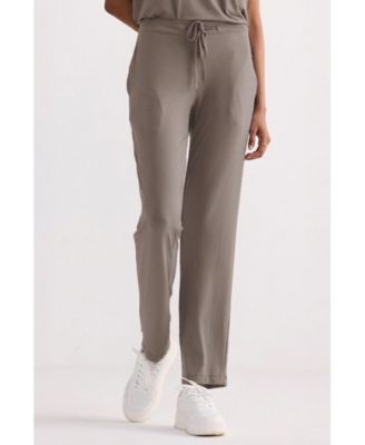 Women's Wide Leg Pant in Earth Grey