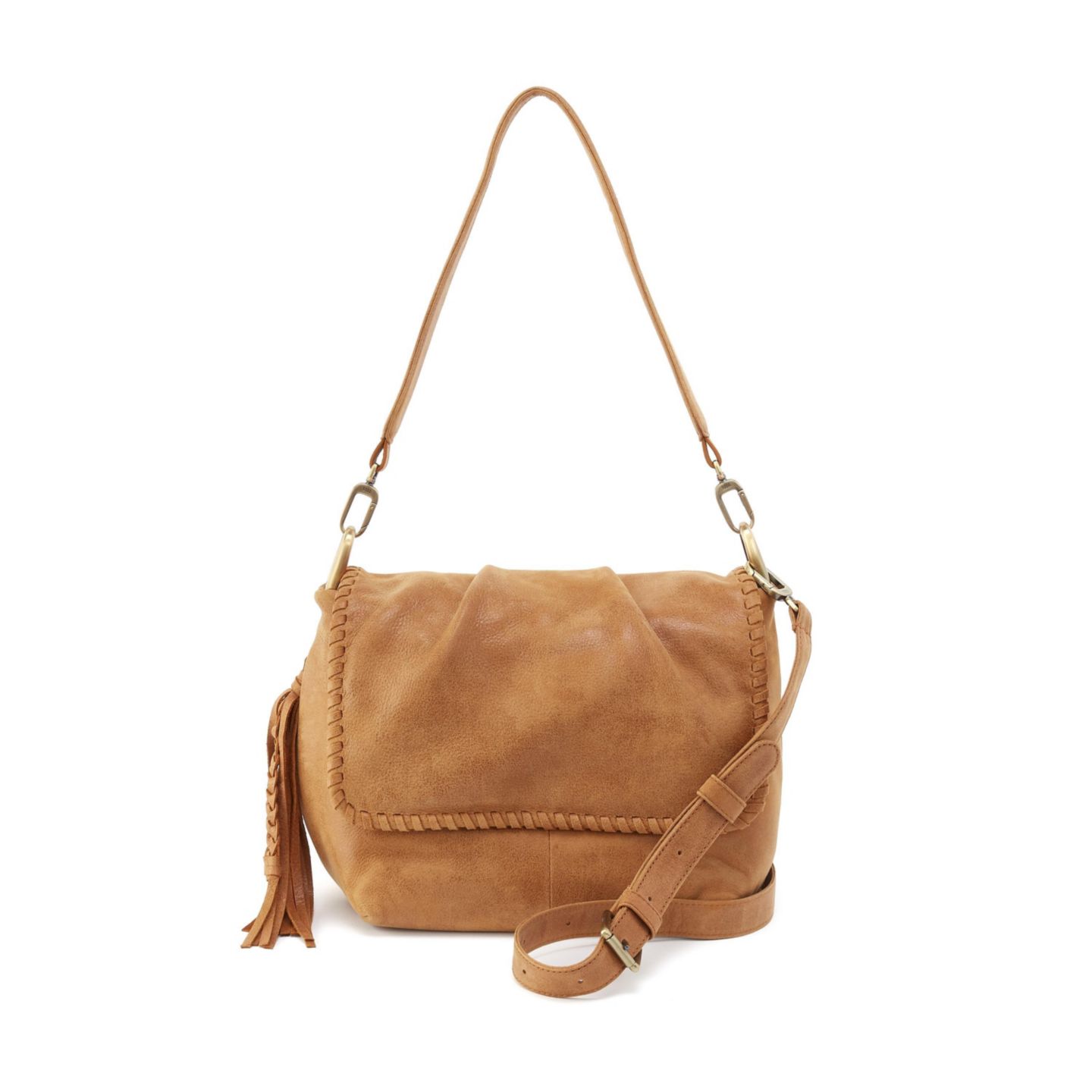 Женская сумка HOBO Harley Convertible Hidden Magnet Closure Crossbody Shoulder, цвет: Виски — фото 1