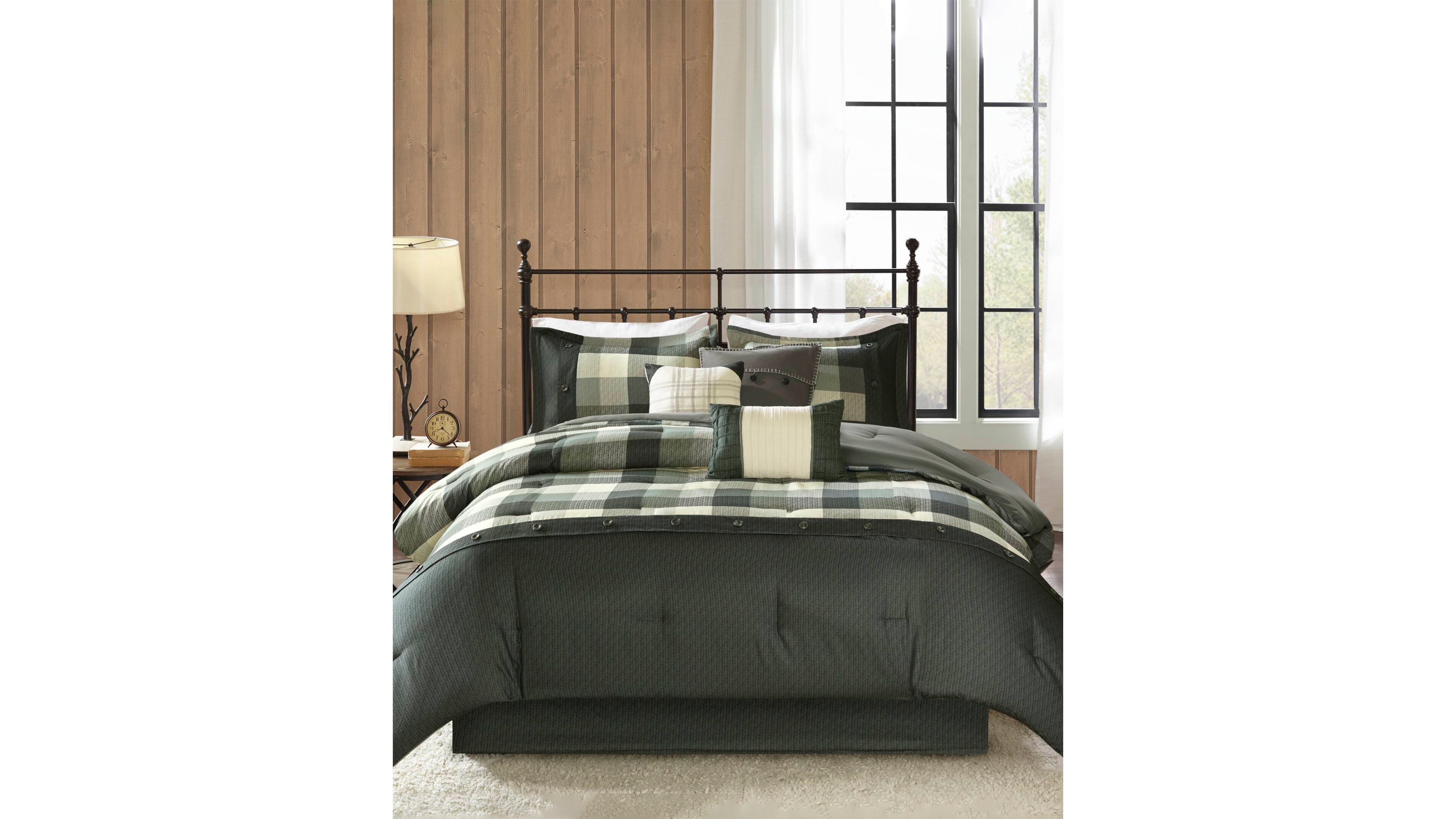 Madison Park Ridge Herringbone 7-Pc. Comforter Set, Queen