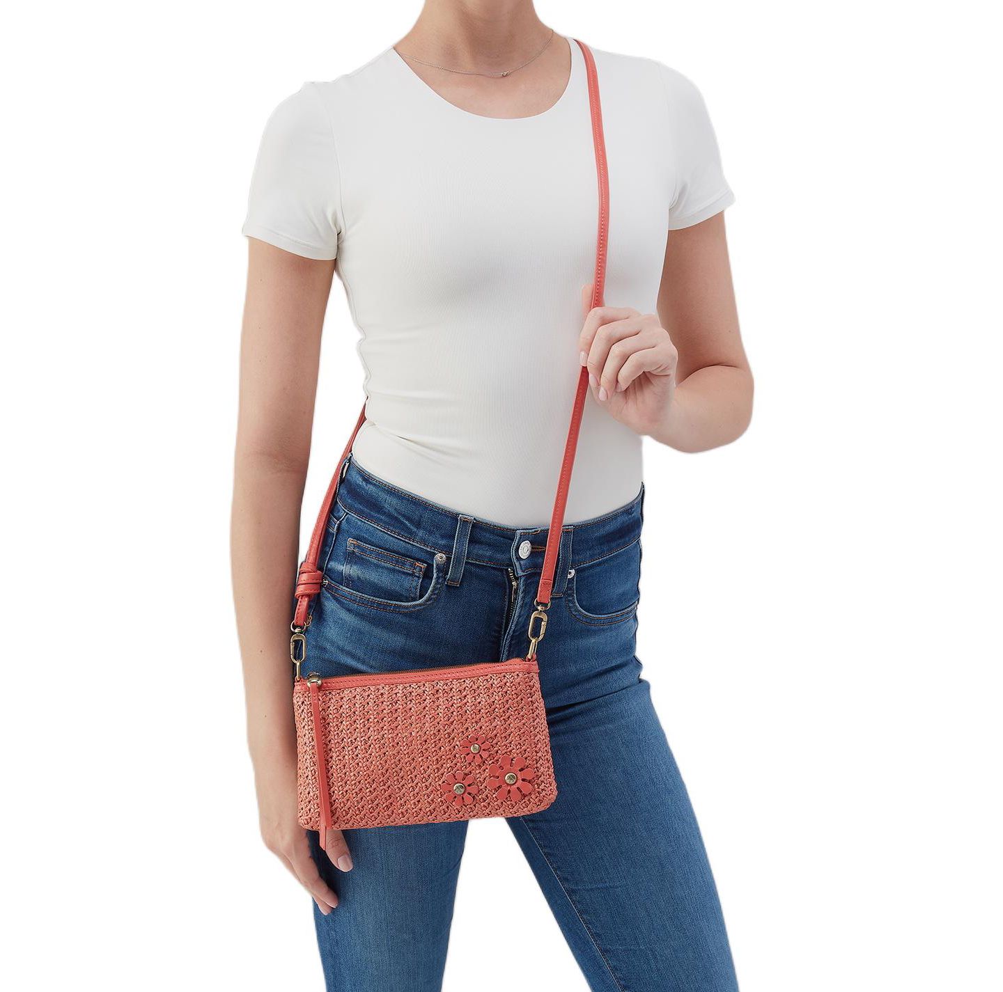 Женская сумка HOBO Darcy Crossbody, цвет: Розовый — фото 2