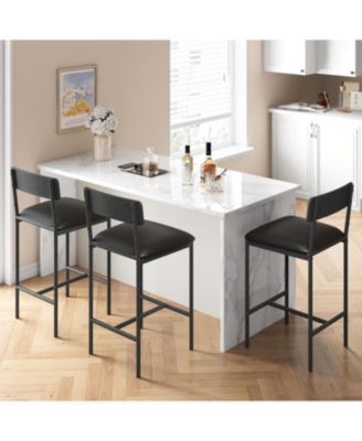 Kitchen Table Bar Stools Set of 2 Kitchen Bar Stools for Dining Room, Home Office, Living Room