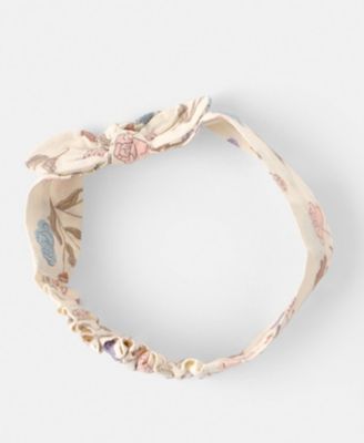 Baby Girls' Floral Top, Diaper and Headband, 3-Piece Set