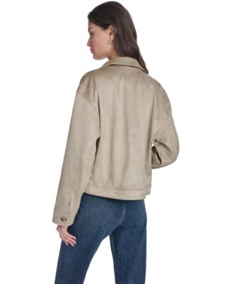 Women's Laydown Collar Front-Button Jacket