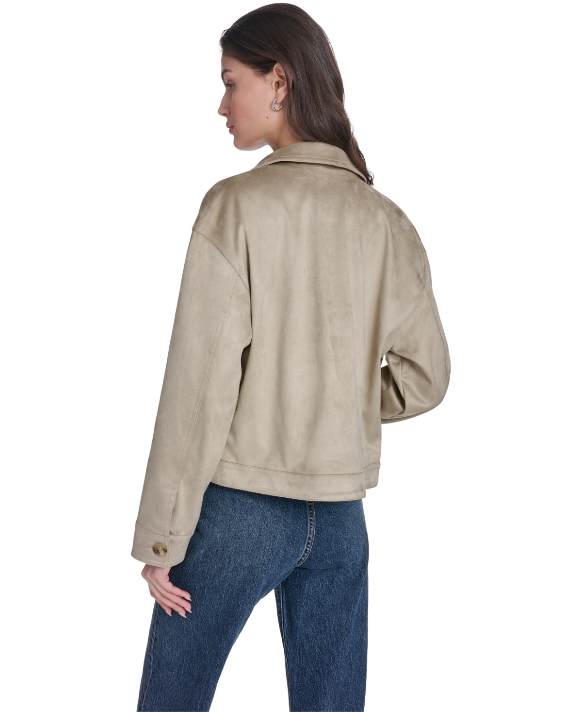 Levi's Women's Laydown Collar Front-Button Jacket
