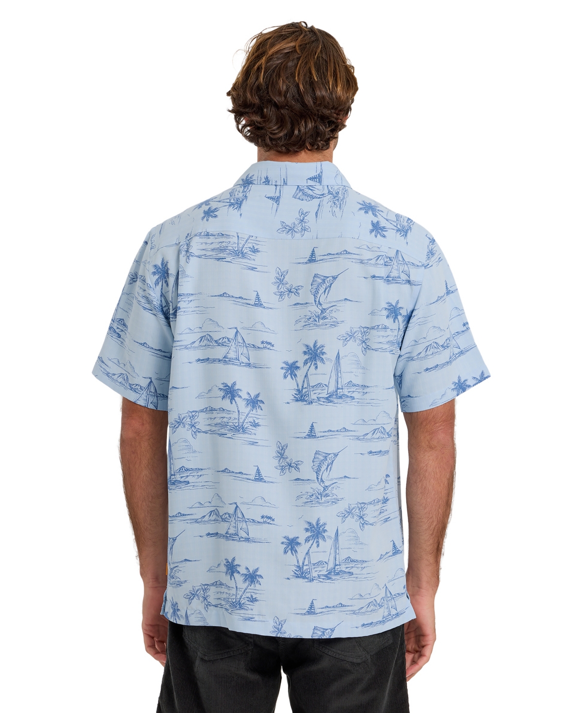 Quiksilver Waterman Men's Sail Away Short-Sleeve Shirt