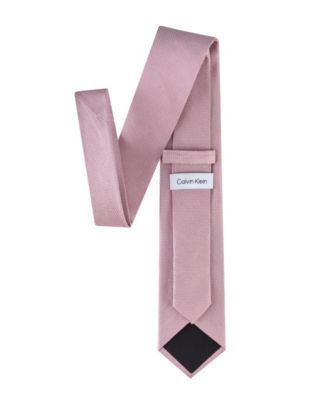 Men's Textured Solid Silk & Linen Blend Tie