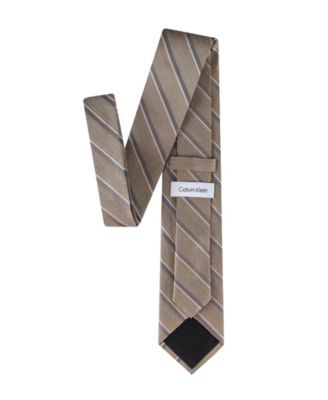 Men's Silk & Linen Blend Striped Tie