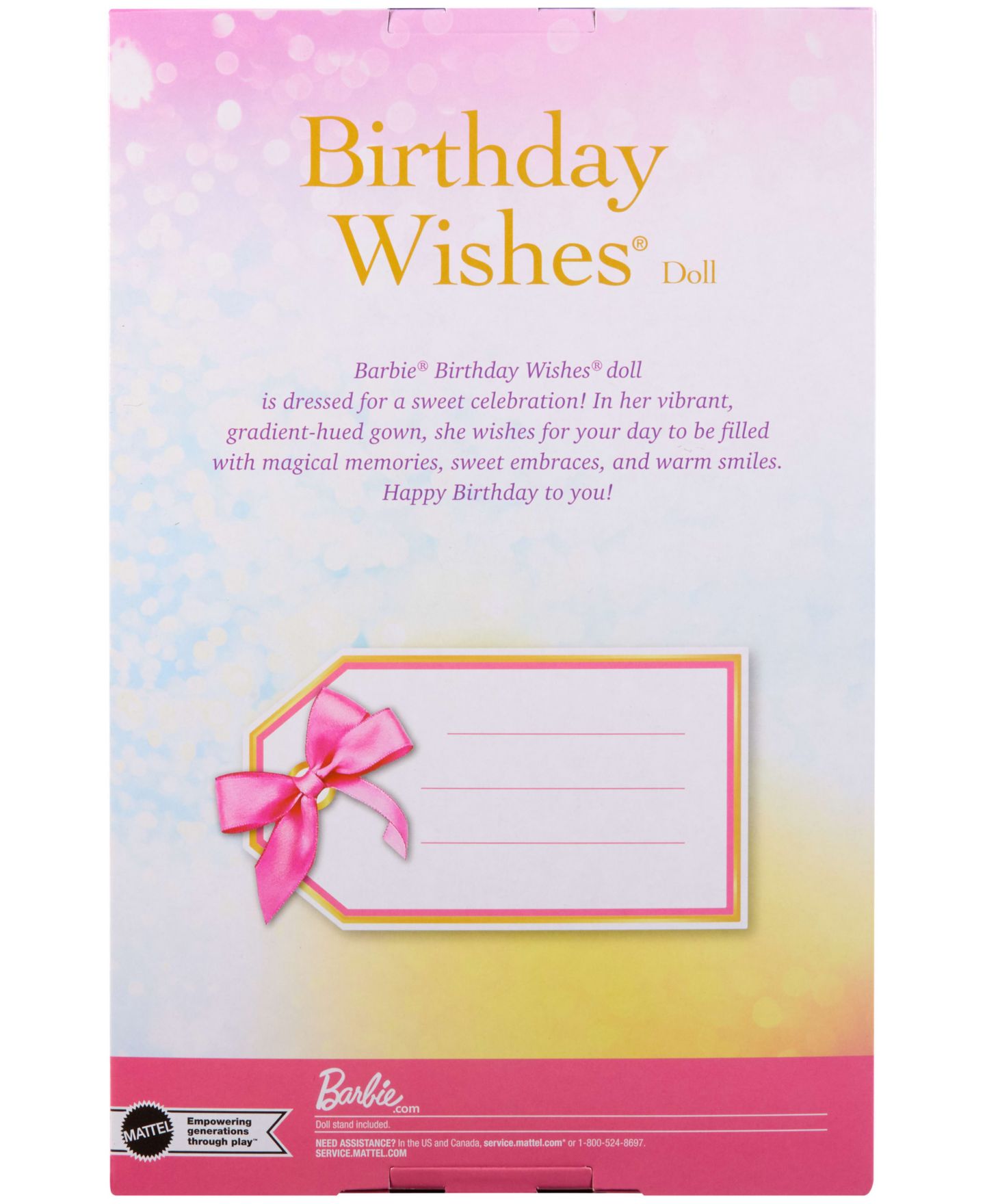 Коллекционная кукла Barbie Signature Birthday Wishes — фото 6