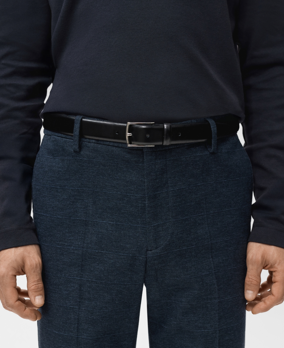 Mango Men's Slim-Fit Flannel Pants