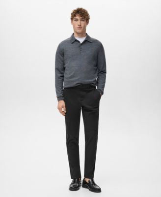 Men's Prato Cropped Tapered Chino Pants