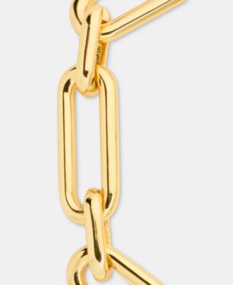 Gold-Tone Large Link Flex Bracelet 
