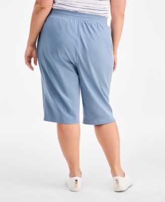 Plus Size Knit Pull-On Skimmer