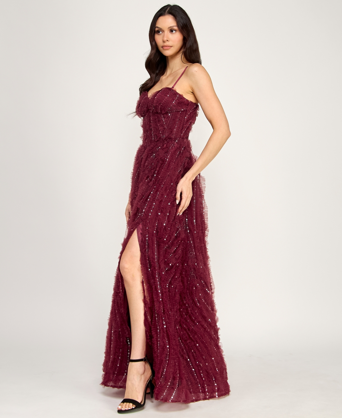 Invitee Women's Layered Corset Bodice Dress