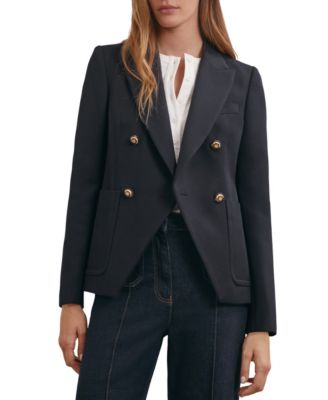 Women's Gigi Wool-Blend Double-Breasted Blazer