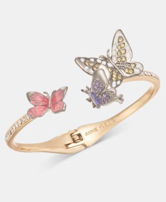 x Anjelica Roselyn Butterfly Motif Cuff Bracelet