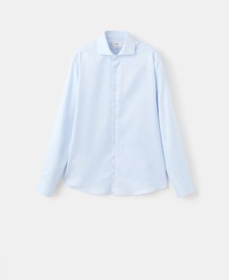 Men's Slim Fit Structured Dress Shirt