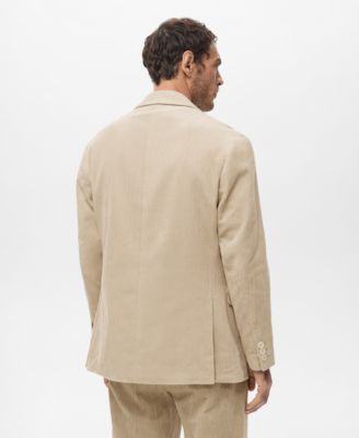 Men's Slim Fit Corduroy Blazer