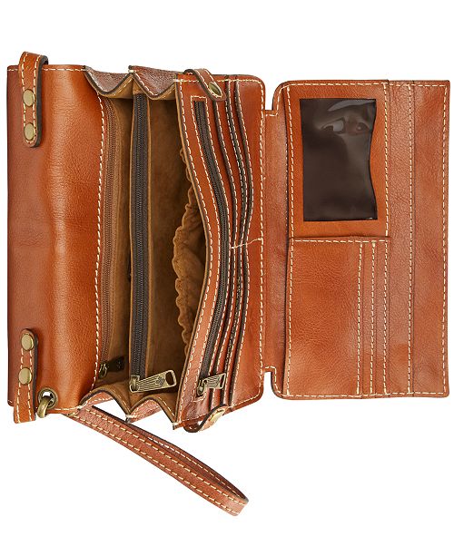 Patricia Nash Bianco Braided Crossbody Organizer Handbags
