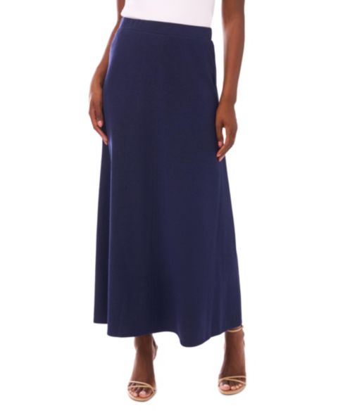 Женская юбка Vince Camuto Solid A-Line Maxi, цвет: Тёмно-синий