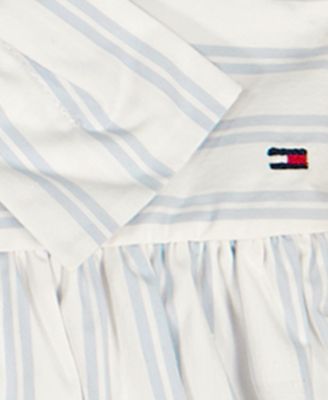 Baby Girls' Striped Romper & Headband, 2-Piece Set